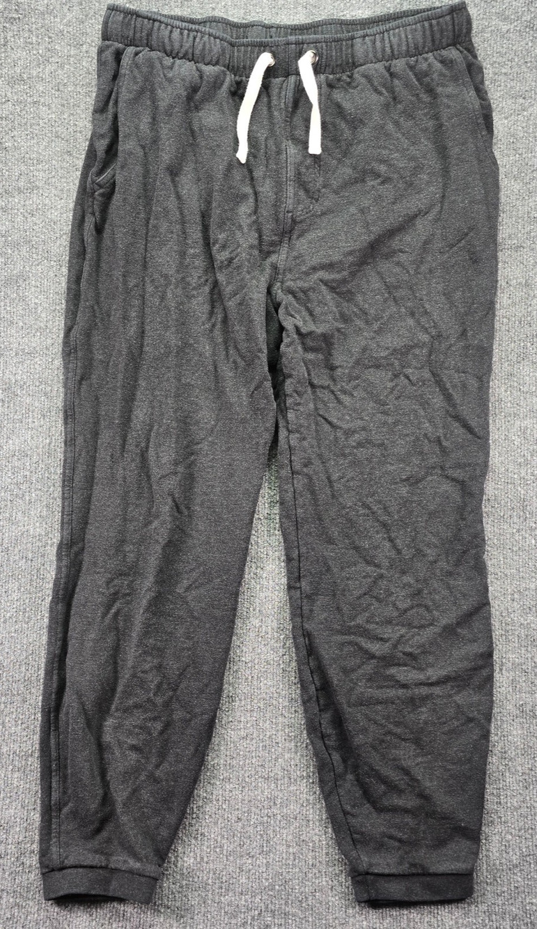 Free Fly Jogger Pants Mens Large Heather Gray Cotton Viscose Stretch Drawstring